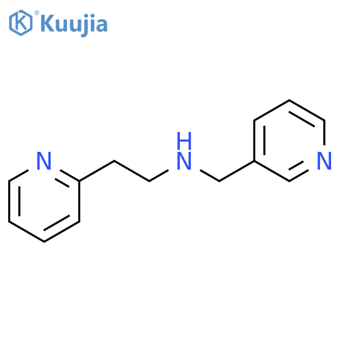 [2-(pyridin-2-yl)ethyl][(pyridin-3-yl)methyl]amine structure