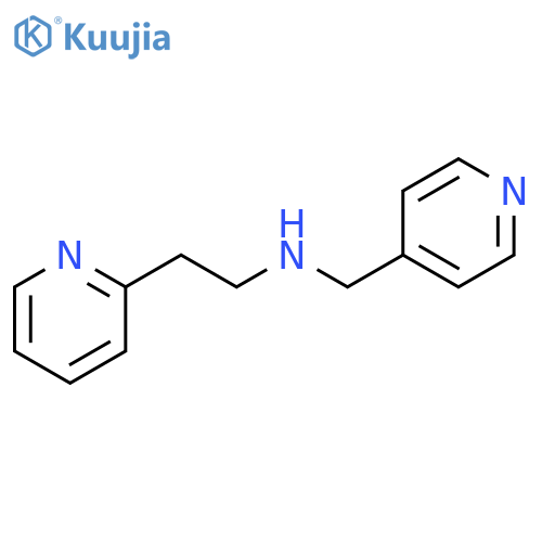 [2-(pyridin-2-yl)ethyl][(pyridin-4-yl)methyl]amine structure