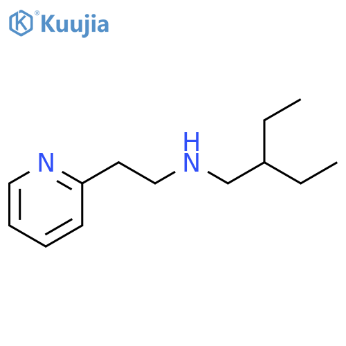 (2-ethylbutyl)[2-(pyridin-2-yl)ethyl]amine structure