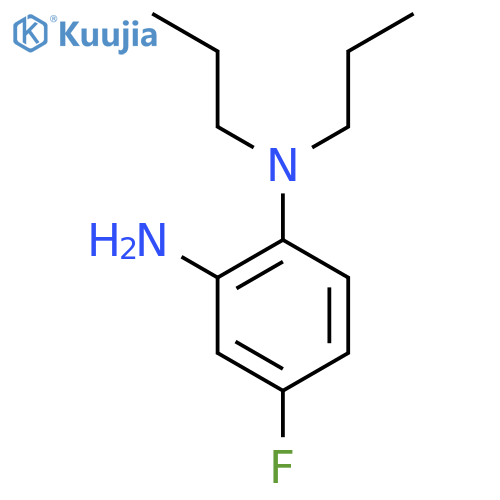 4-Fluoro-N~1~,N~1~-dipropyl-1,2-benzenediamine structure