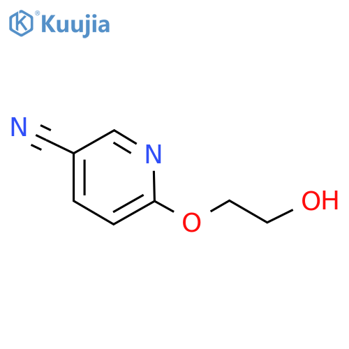 6-(2-Hydroxyethoxy)nicotinonitrile structure