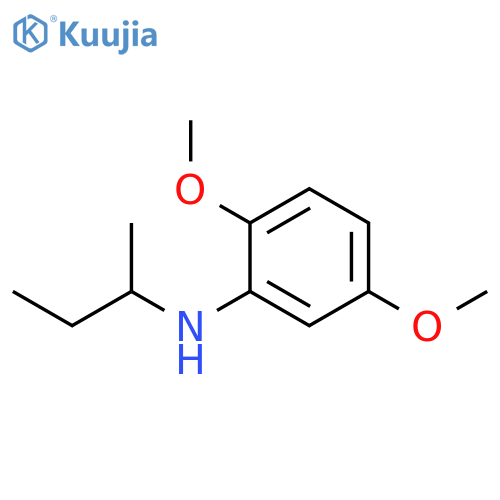 N-(butan-2-yl)-2,5-dimethoxyaniline structure