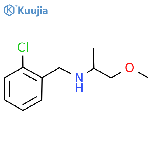 [(2-Chlorophenyl)methyl](1-methoxypropan-2-yl)amine structure