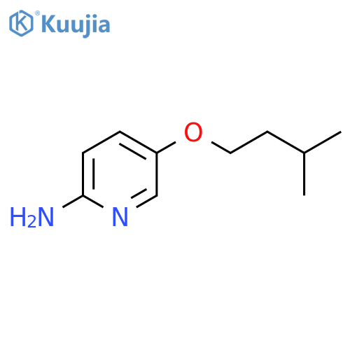 5-(3-methylbutoxy)pyridin-2-amine structure