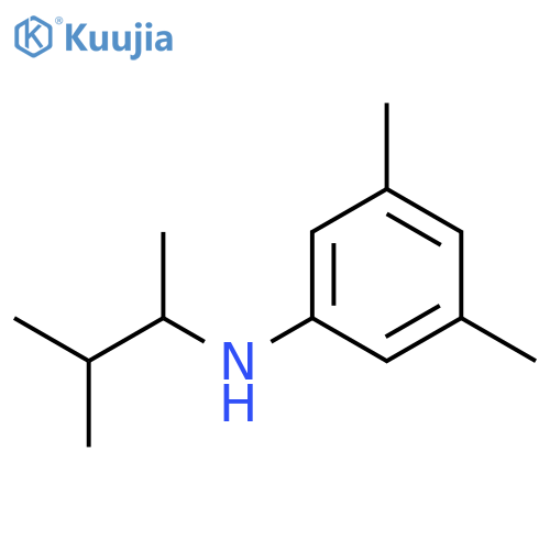 3,5-dimethyl-N-(3-methylbutan-2-yl)aniline structure