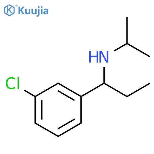 1-(3-chlorophenyl)propyl(propan-2-yl)amine structure