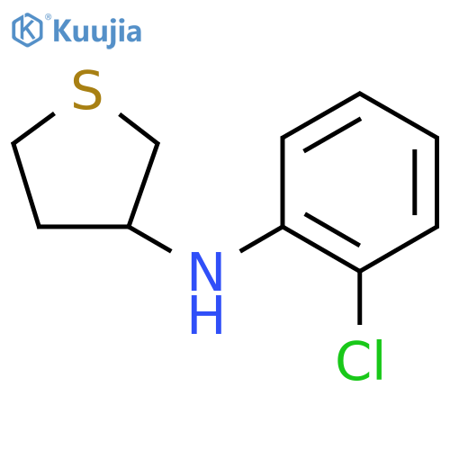 N-(2-chlorophenyl)thiolan-3-amine structure