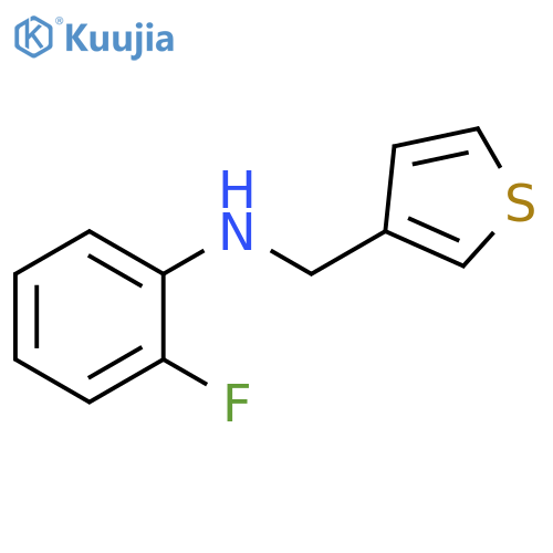 2-fluoro-N-(thiophen-3-yl)methylaniline structure