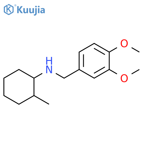 N-(3,4-dimethoxyphenyl)methyl-2-methylcyclohexan-1-amine structure