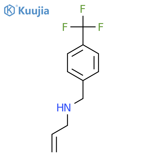 (Prop-2-en-1-yl)({[4-(trifluoromethyl)phenyl]methyl})amine structure