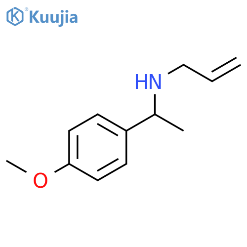 1-(4-methoxyphenyl)ethyl(prop-2-en-1-yl)amine structure