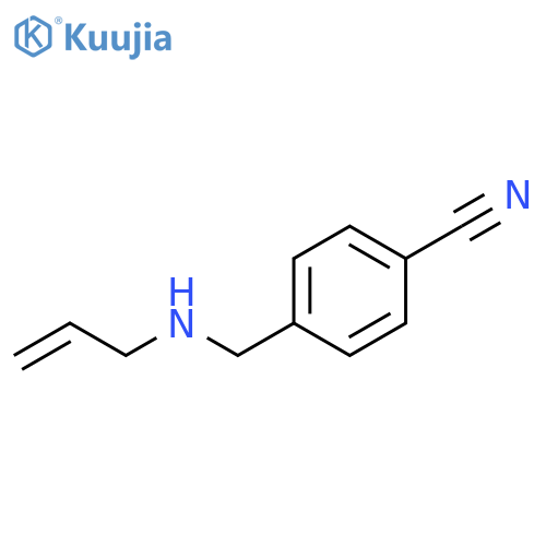 Benzonitrile, 4-[(2-propen-1-ylamino)methyl]- structure