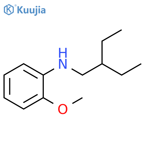 N-(2-ethylbutyl)-2-methoxyaniline structure