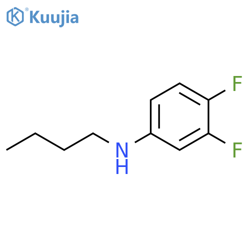 N-butyl-3,4-difluoroaniline structure