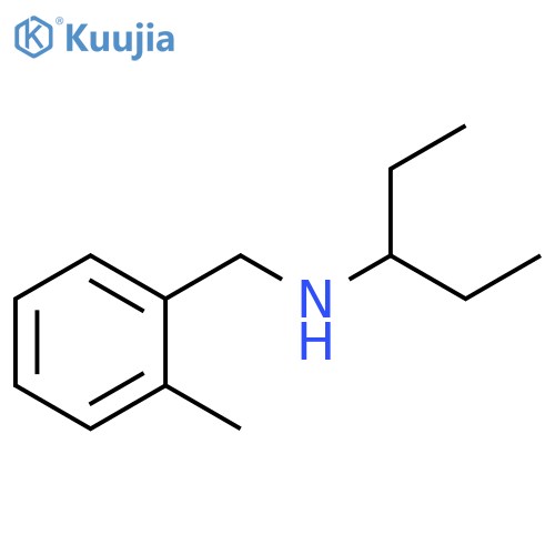 (2-methylphenyl)methyl(pentan-3-yl)amine structure