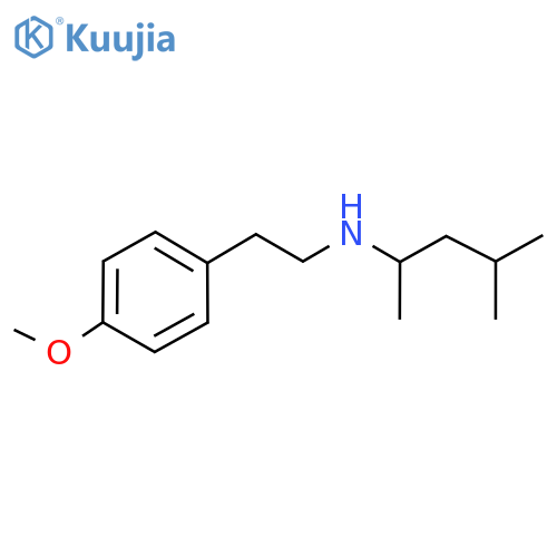 [2-(4-Methoxyphenyl)ethyl](4-methylpentan-2-yl)amine structure