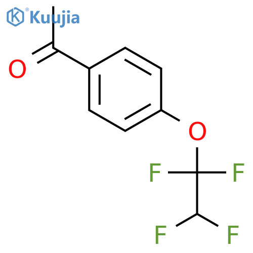 Ethanone,1-[4-(1,1,2,2-tetrafluoroethoxy)phenyl]- structure