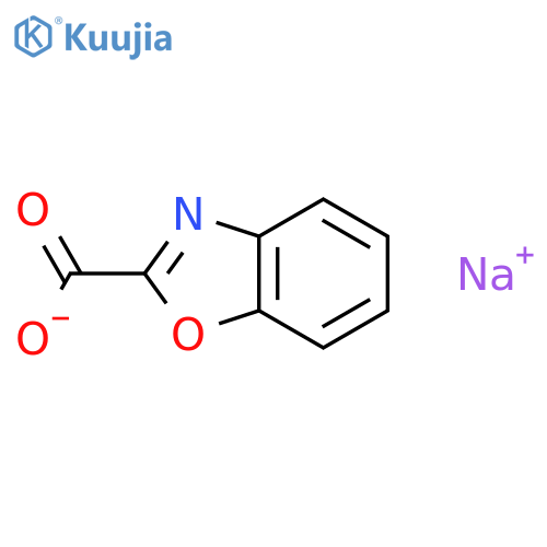 sodium 1,3-benzoxazole-2-carboxylate structure