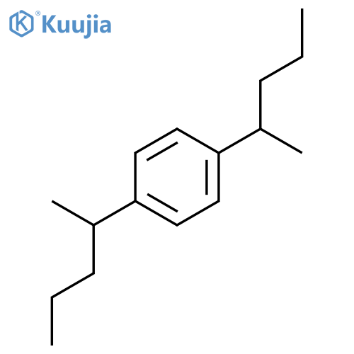 Benzene,1,4-bis(1-methylbutyl)- structure