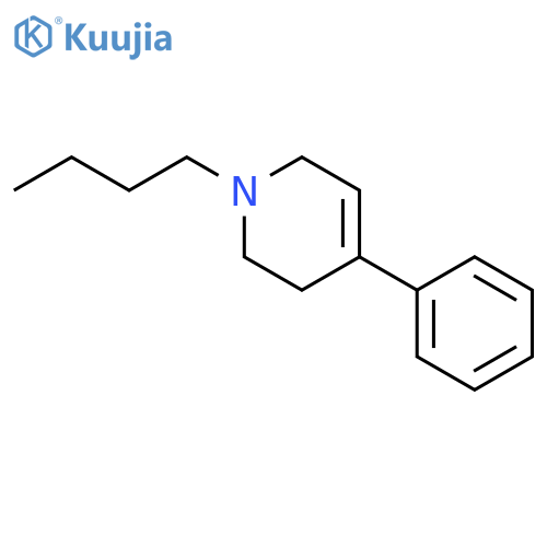 Pyridine,1-butyl-1,2,3,6-tetrahydro-4-phenyl- structure