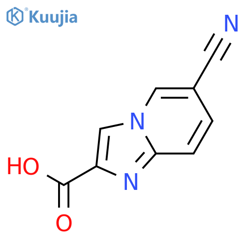6-Cyanoimidazo[1,2-a]pyridine-2-carboxylic acid structure