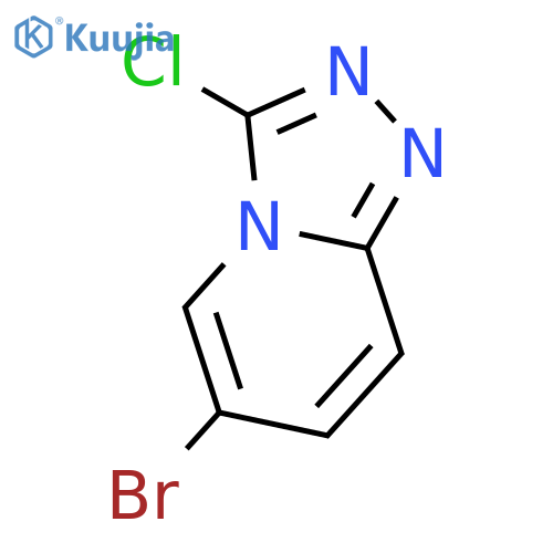 6-Bromo-3-chloro-[1,2,4]triazolo[4,3-a]pyridine structure