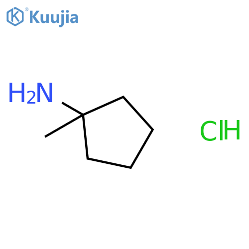1-methylcyclopentan-1-amine hydrochloride structure