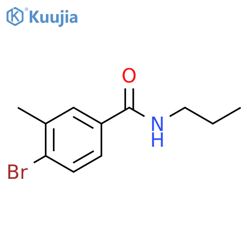 N-Propyl 4-Bromo-3-methylbenzamide structure