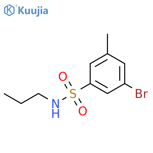 3-Bromo-5-methyl-N-propylbenzenesulfonamide structure
