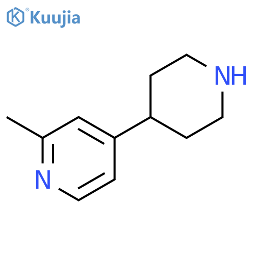 2-methyl-4-(piperidin-4-yl)pyridine structure