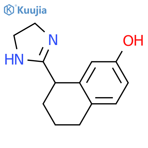 2-Naphthalenol, 8-(4,5-dihydro-1H-imidazol-2-yl)-5,6,7,8-tetrahydro- structure