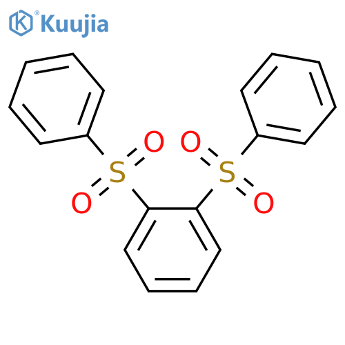 Benzene, 1,2-bis(phenylsulfonyl)- structure