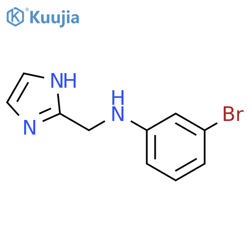 3-bromo-N-(1H-imidazol-2-yl)methylaniline structure