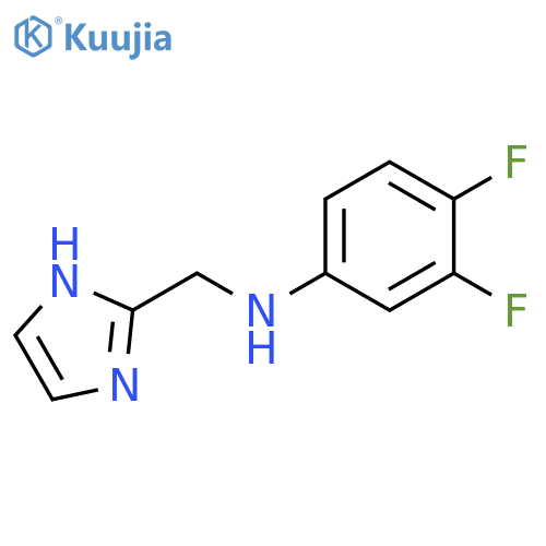 3,4-difluoro-N-(1H-imidazol-2-yl)methylaniline structure