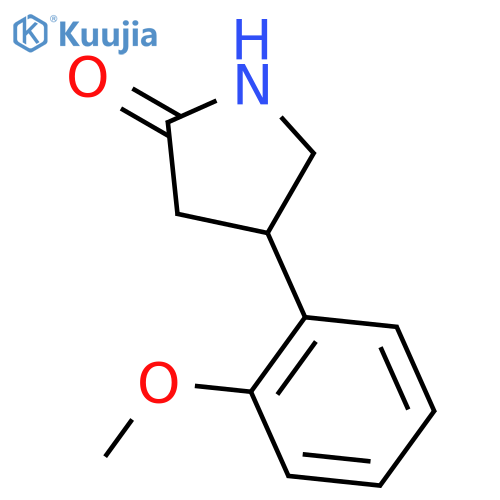 4-(2-Methoxyphenyl)-2-pyrrolidinone structure