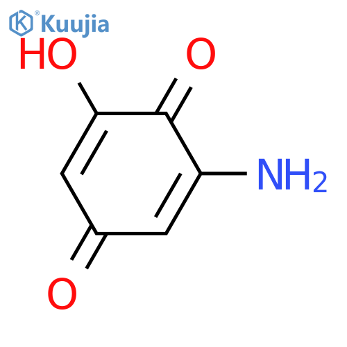 2-Amino-6-hydroxy-1,4-benzoquinone structure