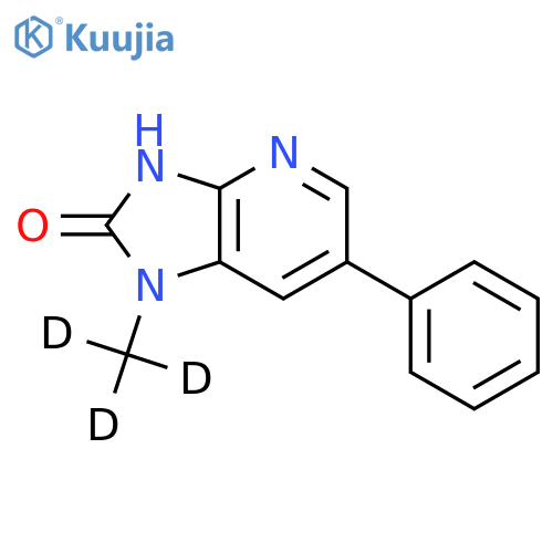 2-Hydroxy-1-methyl-6-phenylimidazo(4,5-b)pyridine-d3 structure