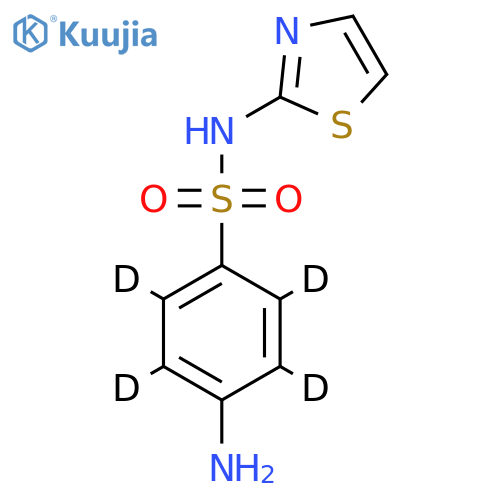 Sulfathiazole-d structure