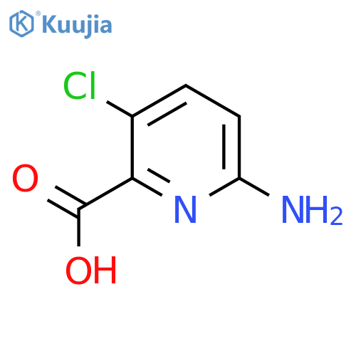 6-Amino-3-chloropicolinic acid structure