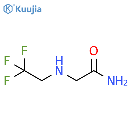 2-(2,2,2-trifluoroethyl)aminoacetamide structure