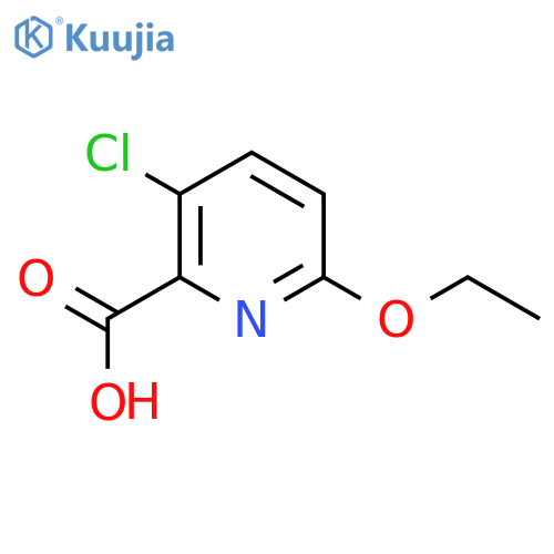 3-Chloro-6-ethoxypyridine-2-carboxylic acid structure
