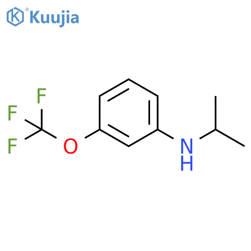 N-(propan-2-yl)-3-(trifluoromethoxy)aniline structure
