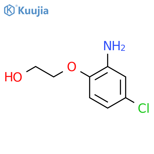 2-(2-amino-4-chlorophenoxy)ethan-1-ol structure
