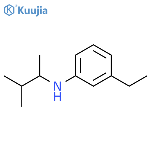 3-ethyl-N-(3-methylbutan-2-yl)aniline structure