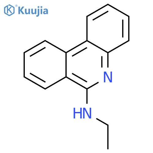 N-ethylphenanthridin-6-amine structure