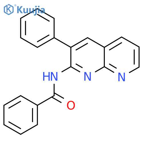 N-(3-phenyl-1,8-naphthyridin-2-yl)benzamide structure