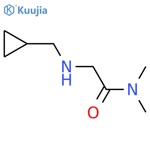 2-(Cyclopropylmethyl)amino-N,N-dimethylacetamide structure