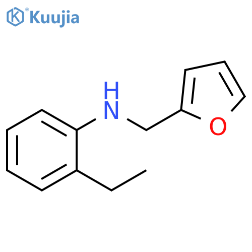 2-ethyl-N-(furan-2-yl)methylaniline structure