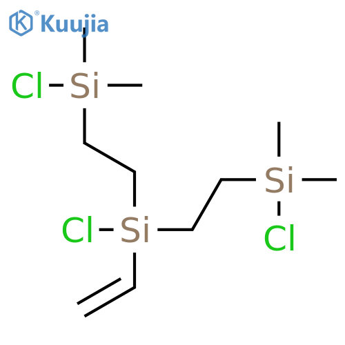 Silane, chlorobis[2-(chlorodimethylsilyl)ethyl]ethenyl- structure