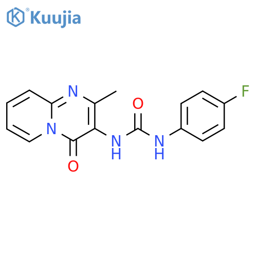 1-(4-fluorophenyl)-3-{2-methyl-4-oxo-4H-pyrido[1,2-a]pyrimidin-3-yl}urea structure